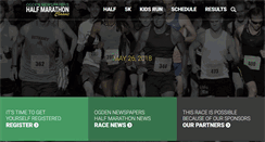 Desktop Screenshot of ogdenhalfmarathonclassic.com