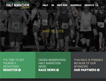 Tablet Screenshot of ogdenhalfmarathonclassic.com